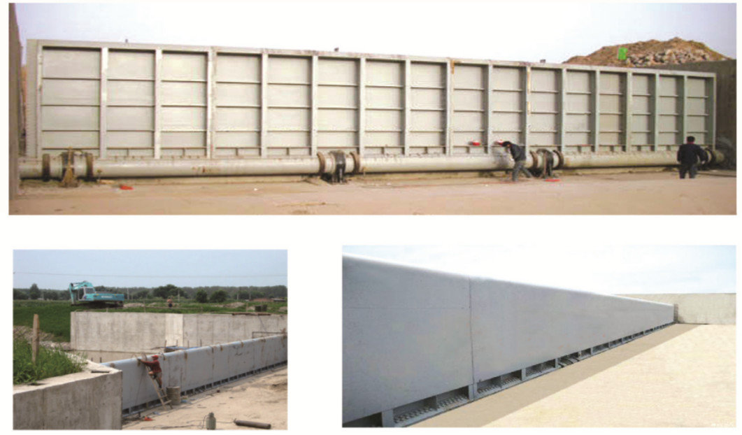 底橫軸翻板閘門(mén) 底橫軸翻板閘門(mén)